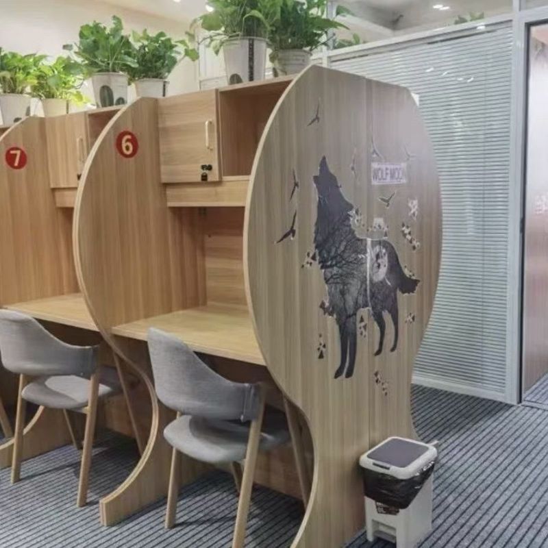 自習室トレーニング学習テーブル共有テーブルと椅子シングルバルコニー密閉パーティション没入テーブル大学院入学試験aiスマートデスク|undefined