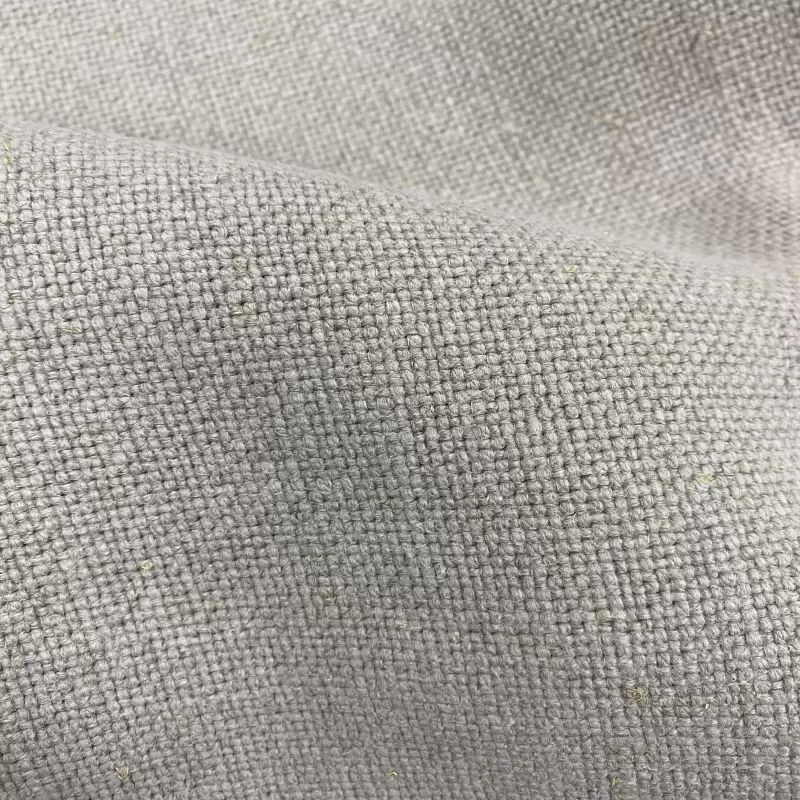厂家供应 纯亚麻粗支加厚沙发布料 棉麻家纺窗帘抱枕沙发套装饰布
