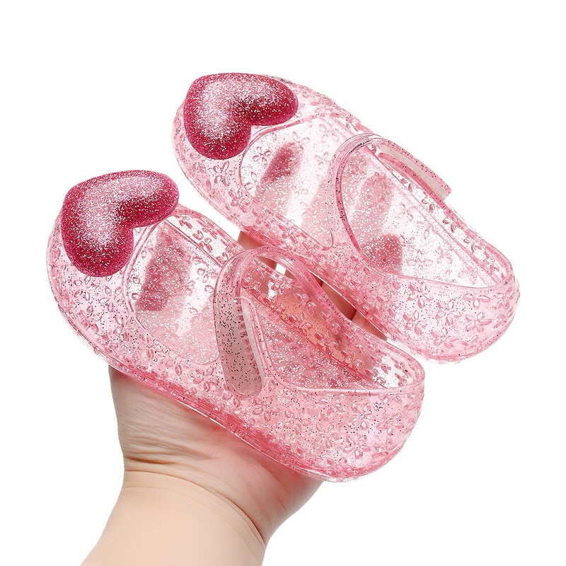 Cross-border New Children's Sandals Women's Summer Soft Sole Baby Girls' Baotou Breathable Jelly Shoes Princess Shoes Children's Sandals