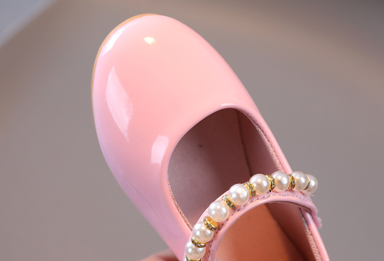 Girls' black women's treasures, spring and autumn babies, soft soled children's princess shoes, single shoes_voghion.com