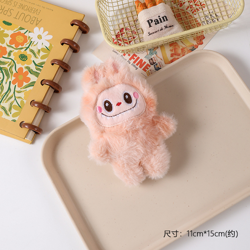 かわいいきしむぬいぐるみバニードールペンダント多用途トレンディなラブブ人形バッグキーホルダー卸売|undefined
