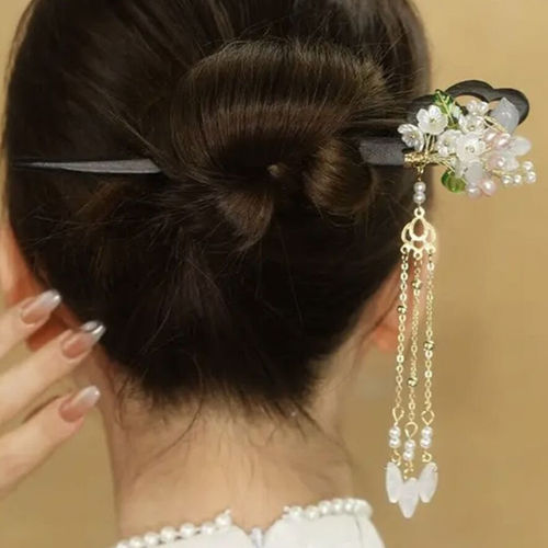 Antique hanfu headdress hairpin of super step fairy girl shake tassel hair clasp hair hairpin costume Dan act the role ofing is tasted