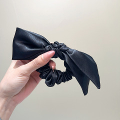 Autumn/Winter New Arrival Cute Bow Elastic Hairband Hair Tying Hair Accessory Korean Style Headband Hairband Hair Ribbon for Women