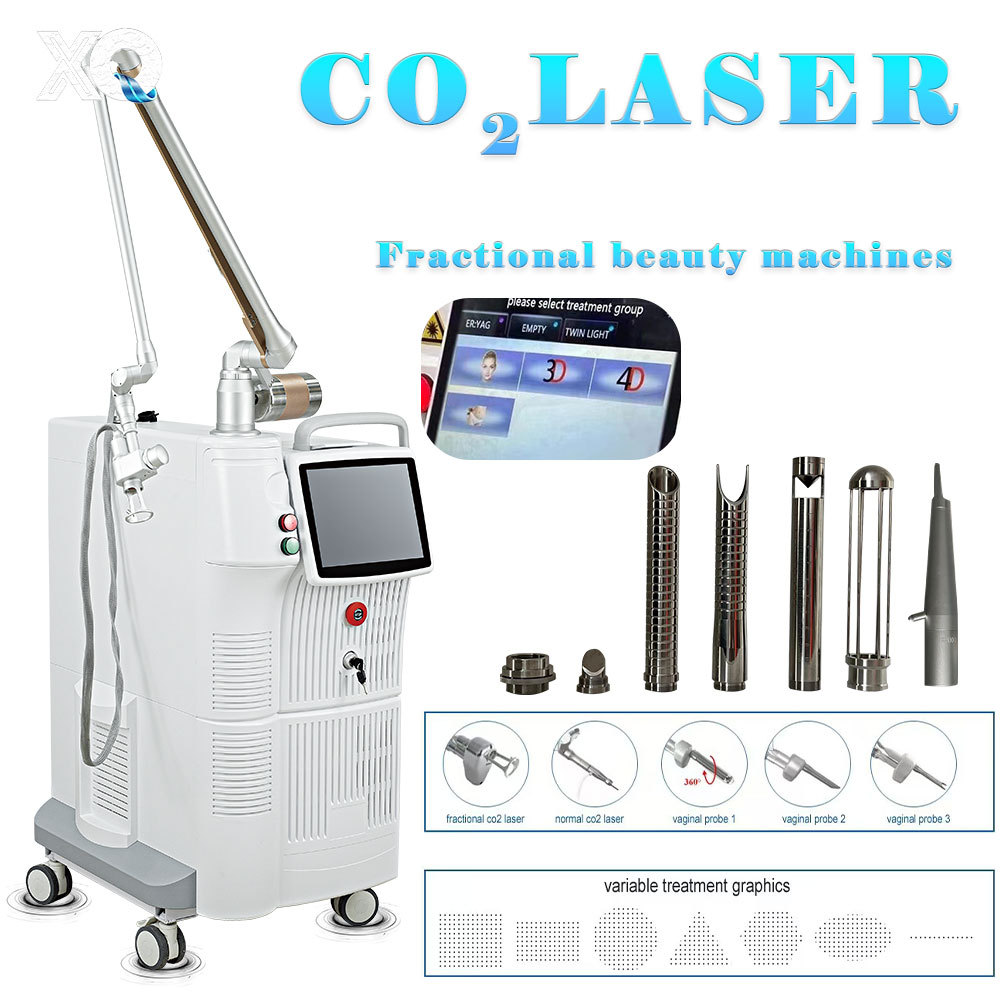 CO2 dot matrix beauty instrument private compact smoothing fine lines desalination pockmarks pockmarks beauty salon equipment export