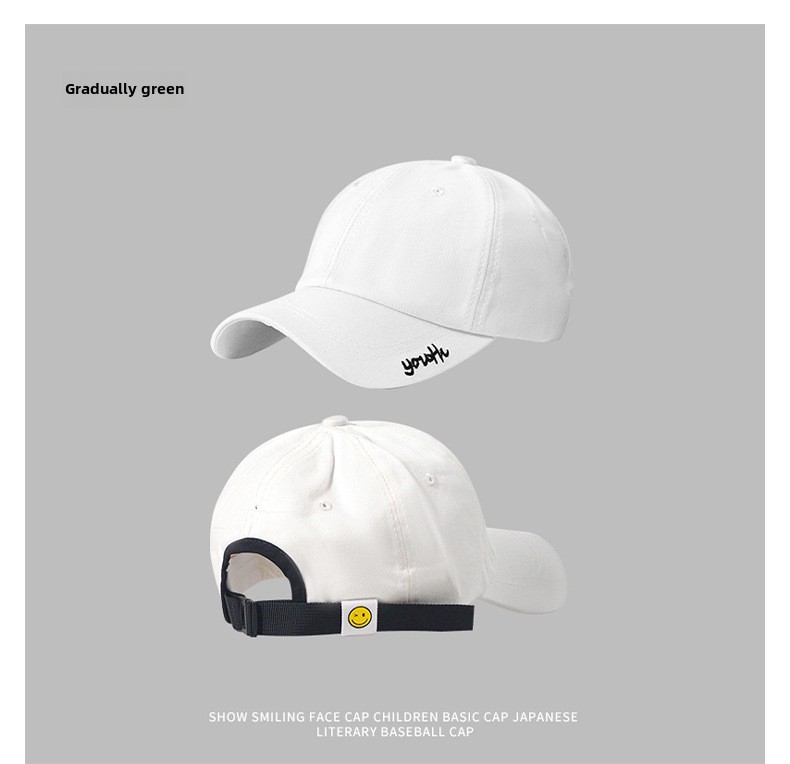 Cappellino da baseball beige da donna stile giapponese morbido_voghion.com