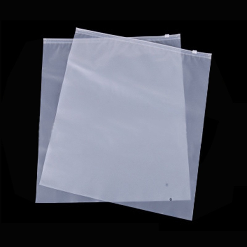 Transparent Frosted Zipper Pouch for Wholesale Plastic Socks Underwear EVA Clothing Packaging Bag Storage Bag