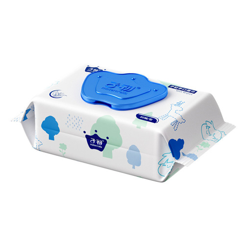 Subochi Baby Wipes, Hand Mouth Diaper Wipes, Alcohol-Free, for Infants and Toddlers, Flip-Top Packaging, 80 Wipes per Pack