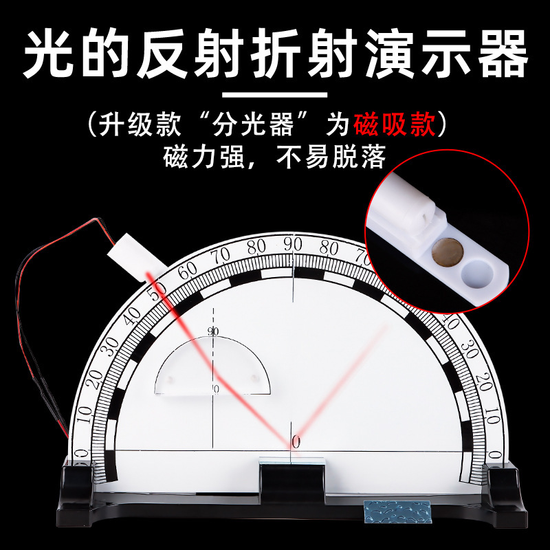 Light reflection demonstrator refracts foldable teaching aids junior high school physics optics experimental equipment