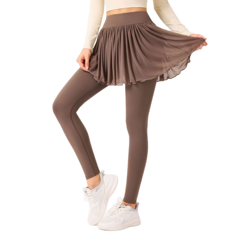 [Precio de un bocado] tamaño grande de cintura alta y grasa MM adelgazamiento casual tela de malla ropa de fitness vestido deportivo busto mujer image 5