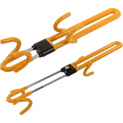 Factory Direct Sales Cross-Border Car Steering Wheel Lock, Anti-Theft Steering Wheel Lock, Retractable Car Anti-Theft Lock, Self-Defense Lock (Car lock) - yellow