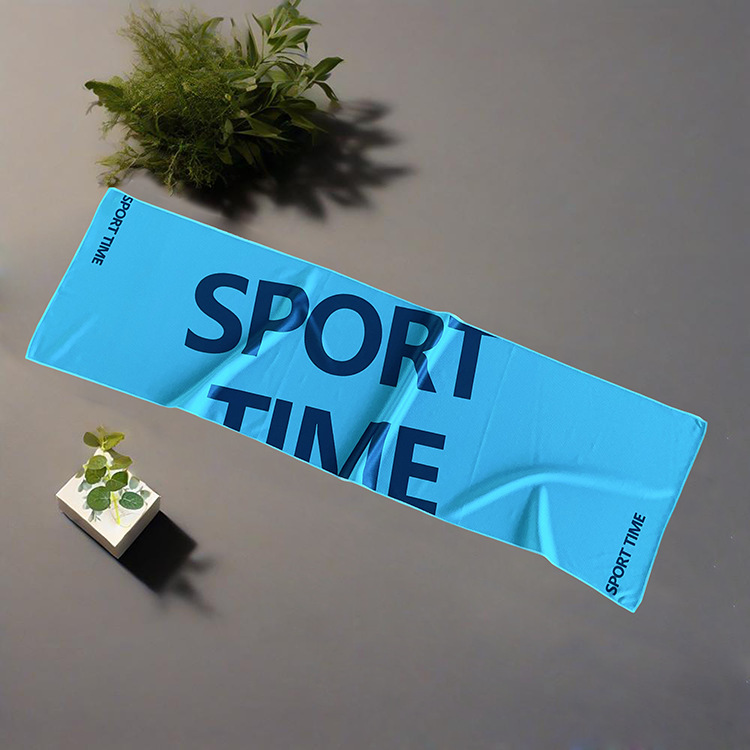 Toalla deportiva estampada con efecto frío, toalla refrescante de verano que absorbe el sudor y se seca rápidamente, toalla refrescante para correr y bádminton