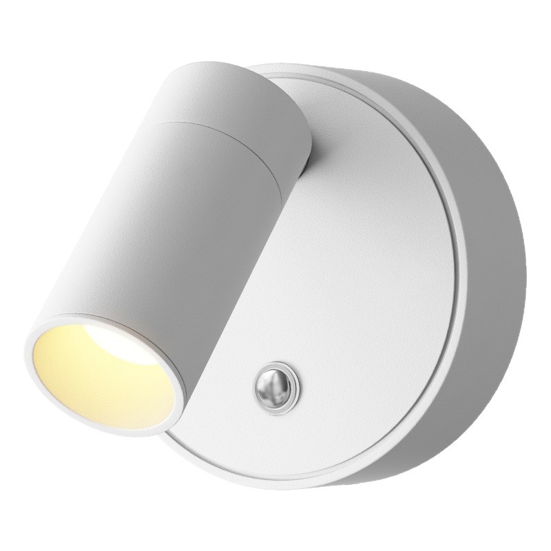 Lámpara de pared recargable sin cableado inalámbrica luz de absorción magnética sin cableado dormitorio luz de lectura de cabecera fotografía de atmósfera luz de pared