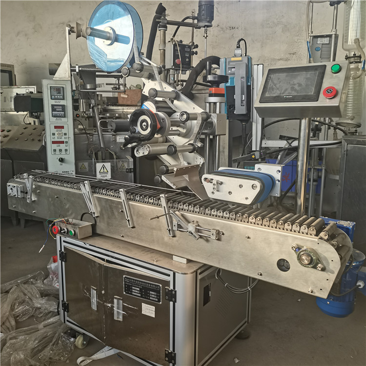 全自动卧式圆瓶贴标机 二手卧式口服液灌装机 西林瓶贴标机