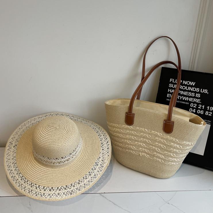 Venta caliente de verano bolso tejido de paja hueco para mujer 2025 nuevo bolso de hombro de estilo occidental salvaje bolso de alta capacidad