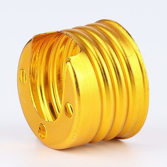 Anillo de lámpara de aluminio E27 anillo de lámpara de aluminio de tres orificios soporte de lámpara de tornillo anillo de lámpara incorporado