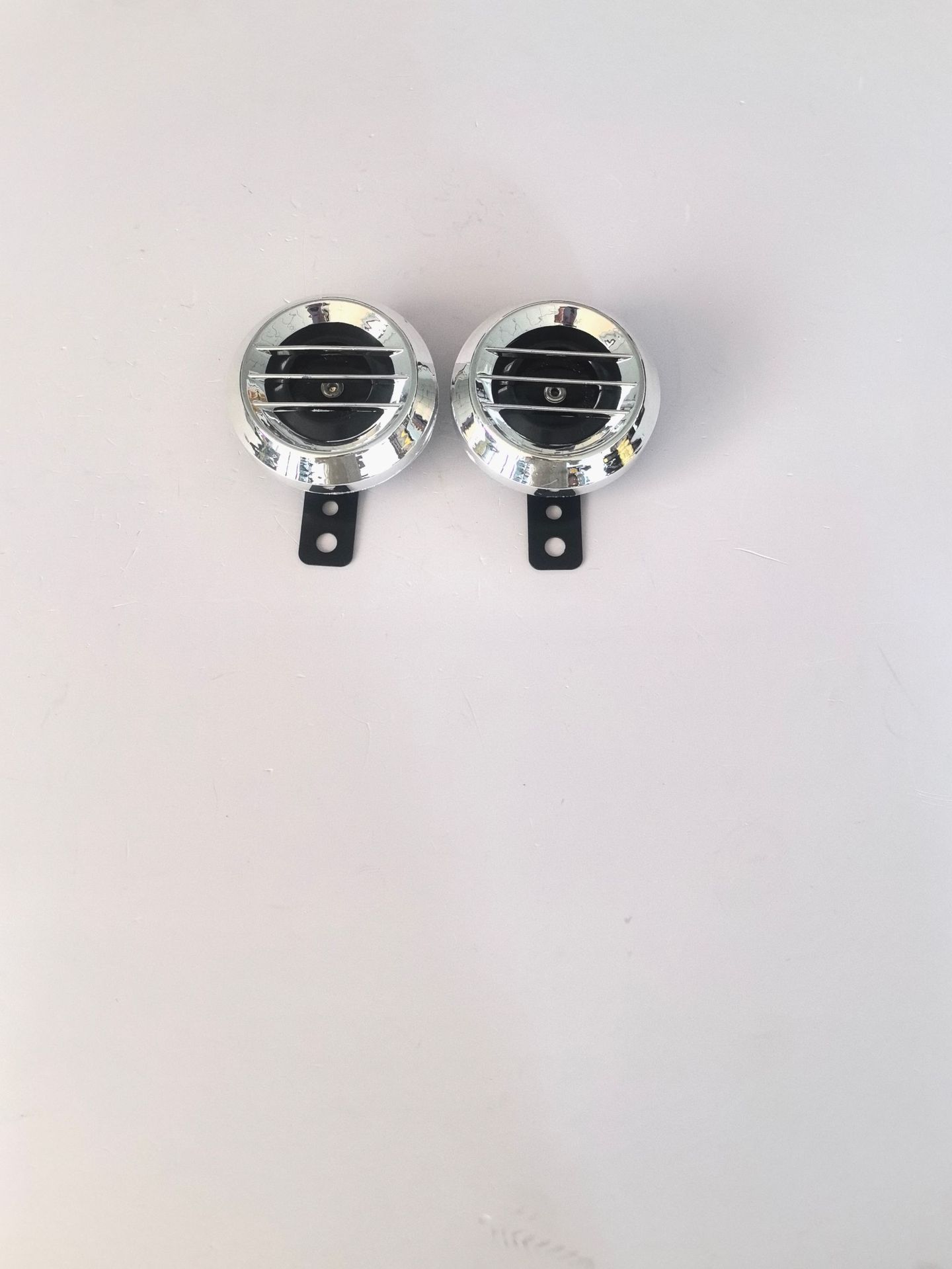 Tricycle Motorcycle Electric Vehicle Universal with Protective Cover 12V 48V 60V Waterproof Basin Horn Electroplating Ring