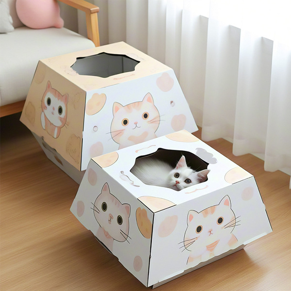 New cat carton paper cat nest cat nest and cat scratch board…