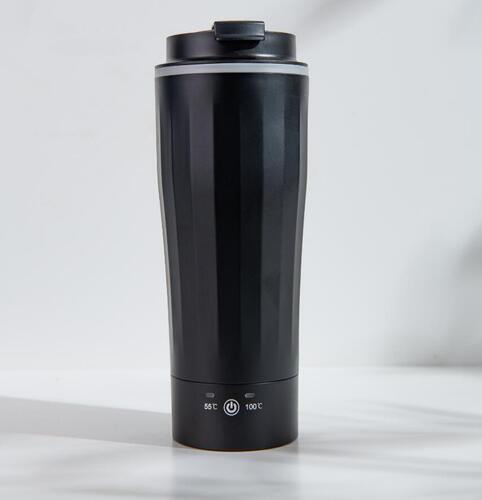  New Car Water Boiling Cup Electric Kettle Stainless Steel 304 Heating Cup Convenient Heating Cup Temperature Display