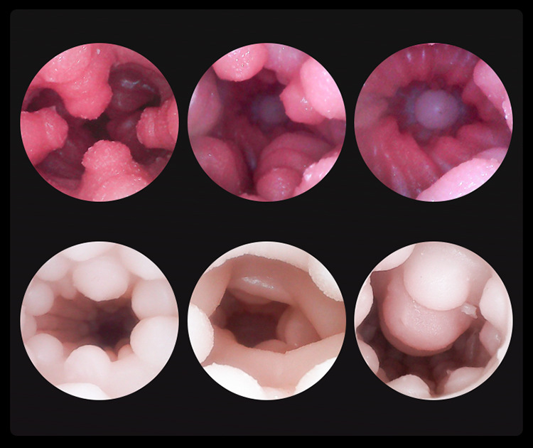 Jiuai Xiaoyoumi Half-Body Silicone Masturbator with Vaginal and Anal Channels, Manual Use — detail image 7