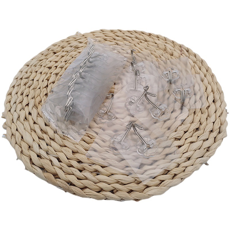 D1123 bolsas 10 piezas transparente sin costuras gancho pegajoso puesto transparente sin costuras gancho sin uñas ropa mágica pegajosa