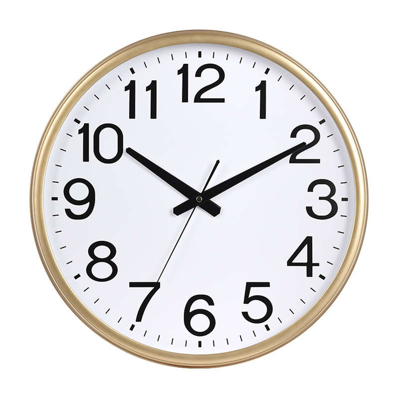 Fábrica personalizada al por mayor de gran tamaño mudo reloj creativo Reloj de pared simple sala de estar montado en la pared Reloj de pared sin perforar image 8