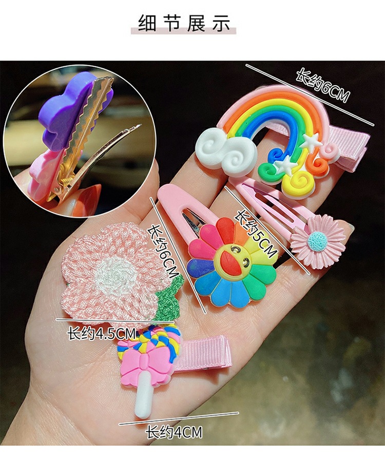 14-piece set of hair clips for children
