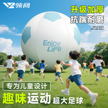PVC充气大足球户外亲子互动玩具球儿童男孩仿球沙滩草地巨型球类