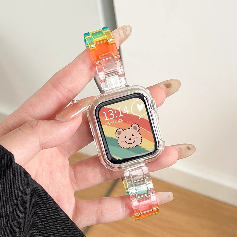 For apple watch s9 strap s10/s8/s7/s6/s5 watch strap iWatch female se bracelet summer new