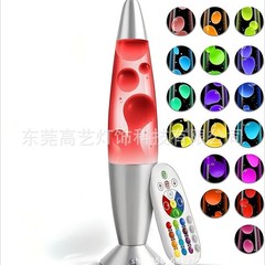 13寸LAVA LAMP低压遥控17色欧美熔岩灯亚马逊家居装饰灯LED溶蜡灯