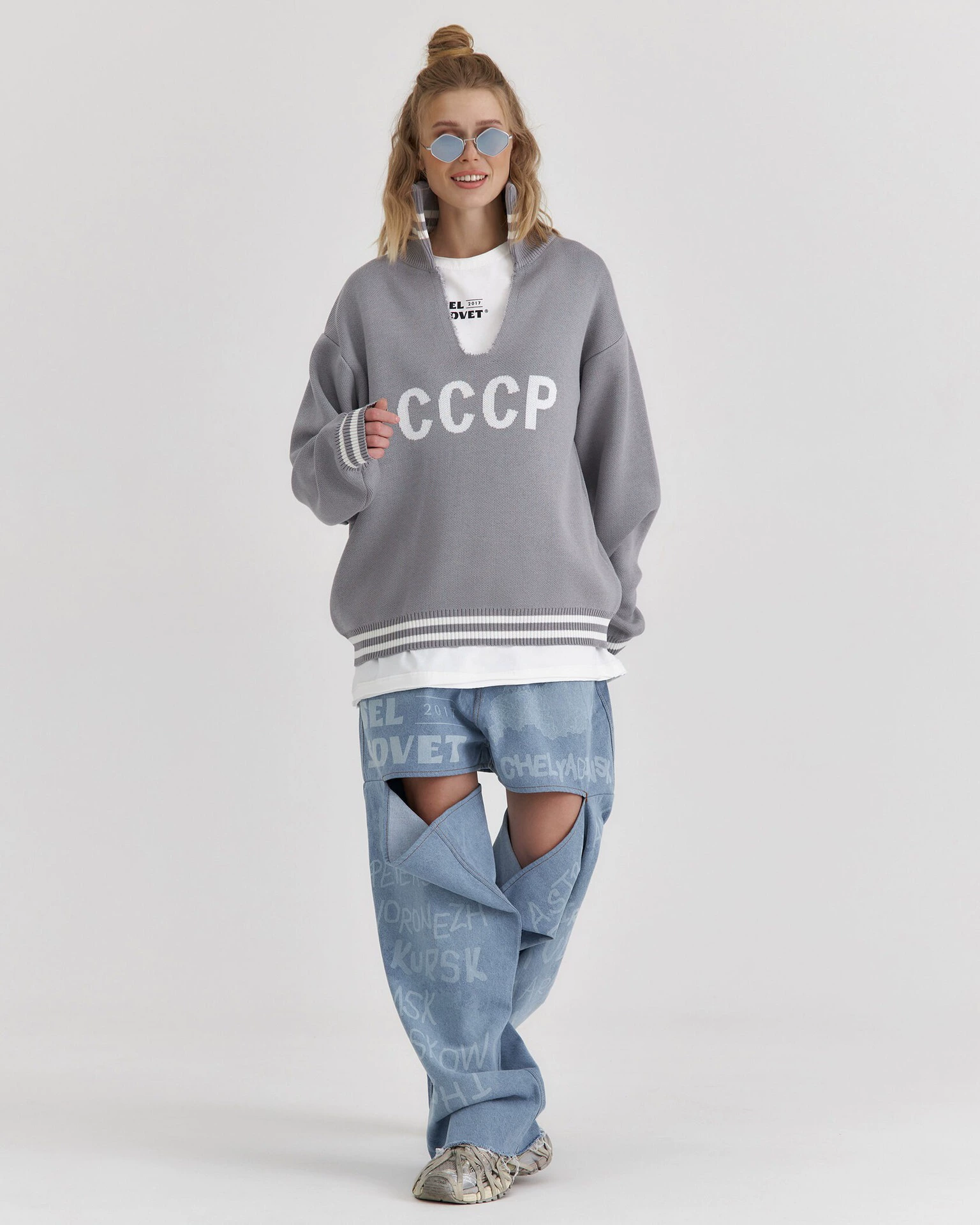 (-border торговля) ретро вязаный брендовый свитер с круглым воротником для мужчин и женщин, демисезонная футболка