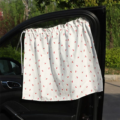for Children, Car curtains - little-cherry-car-window-curtain