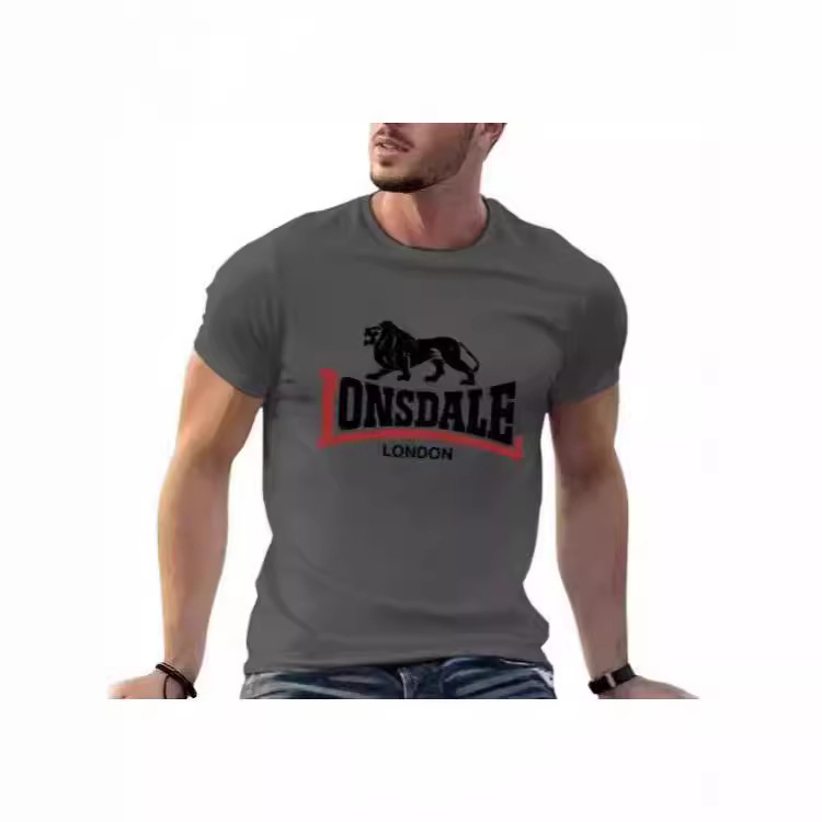 Lonsdale London Men's T-Shirt Sublime Summer Clothing Pattern T-Shirt Quick Drying Sport