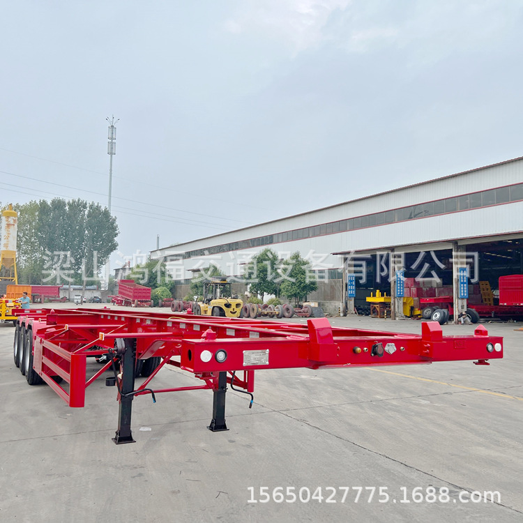 Skeleton semi-trailer for sale Dangerous goods skeleton truck…