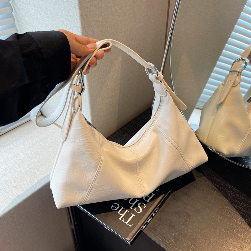 Sac à bandoulière tendance pour femmes sous les aisselles 2024, nouvelle version coréenne à la mode, simple, grande capacité, pour le travail et les déplacements_voghion.com
