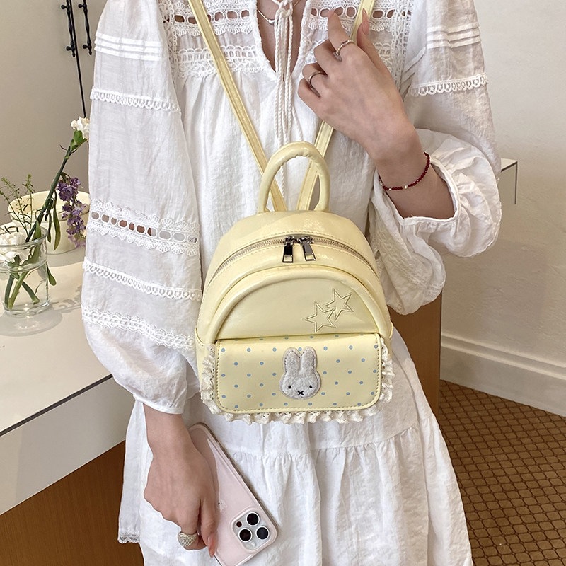 Cute conejo mini ultrafuego 2026 mochila de alta belleza mochila de mujer versátil tarjeta de verano de la escuela de aire nuevo