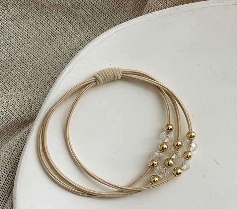 라인스톤 비즈 화이트