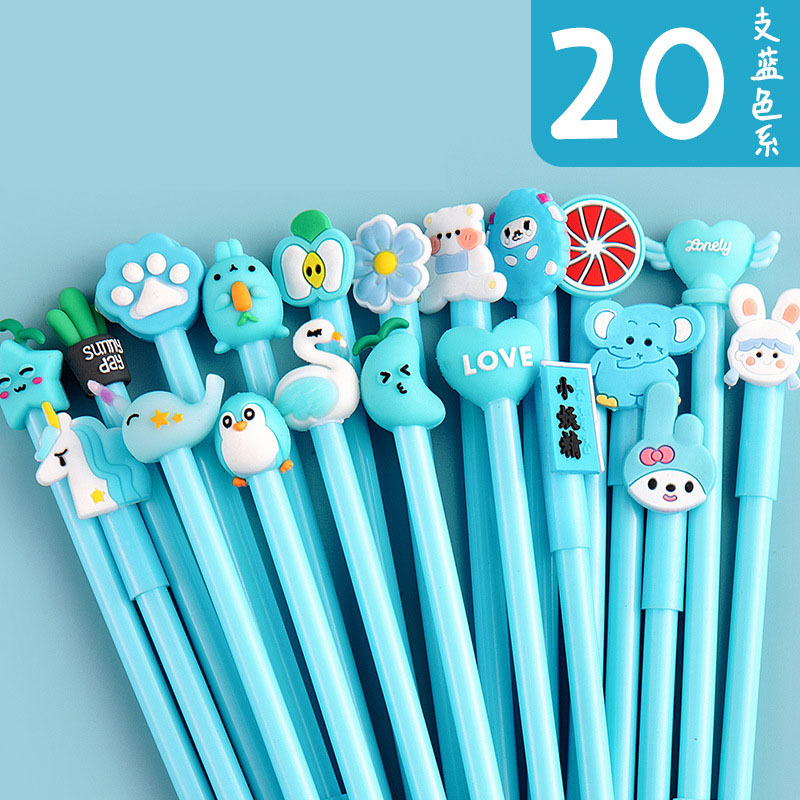 MOKA tarjeta mágica de dibujos animados pluma de gel de secado rápido Red pluma roja Linda hermosa super linda de alto aspecto papelería creativa al por mayor