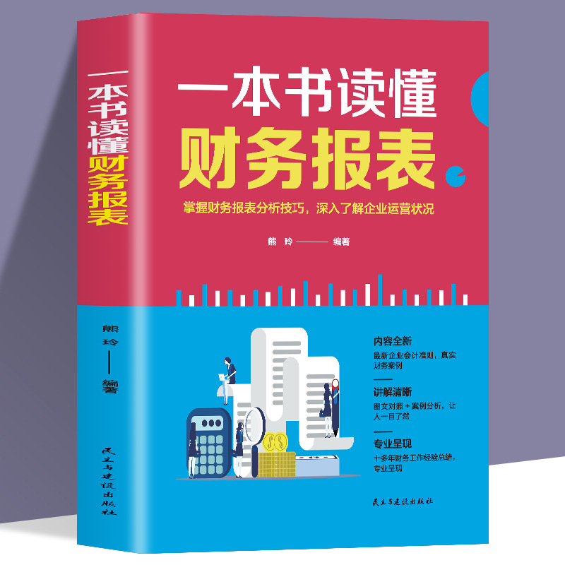 一本书读懂财务报表 会计实用工具书 小白零基础入门会计学书籍