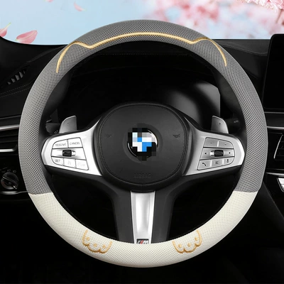 Steering wheel cover Silk Refreshing Breathable Sweat-Absorbent Comfortable