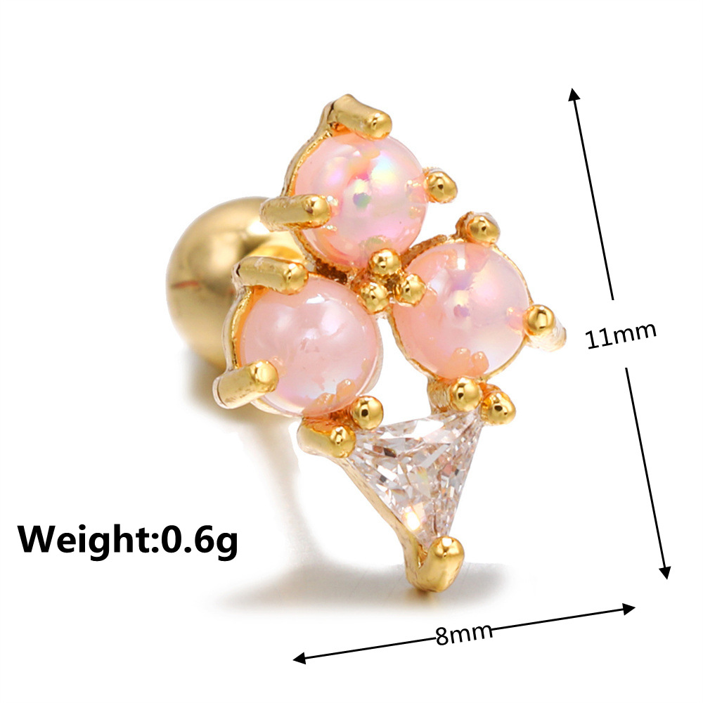 Fashion Ice Cream Candy Series Heart-shape Copper Earrings Wholesale display picture 10