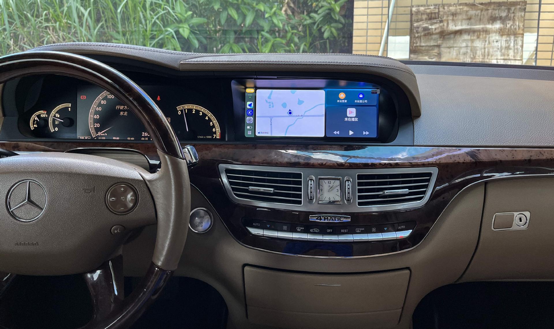 Suitable for W211 Mercedes-Benz S-Class 05-12 models, Android large-screen car central control GPS navigation, wireless