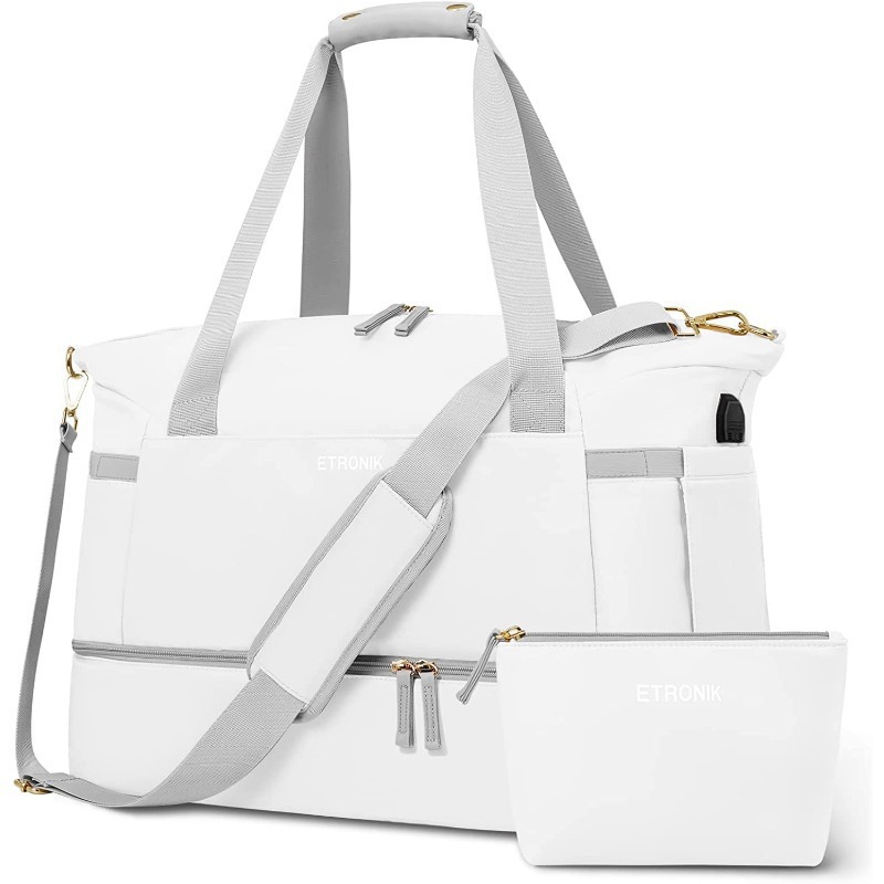 Hot Sale Gym Travel Bag USB Charging Port Waterproof Breathable Durable Dry Wet Separation Multifunctional_voghion.com