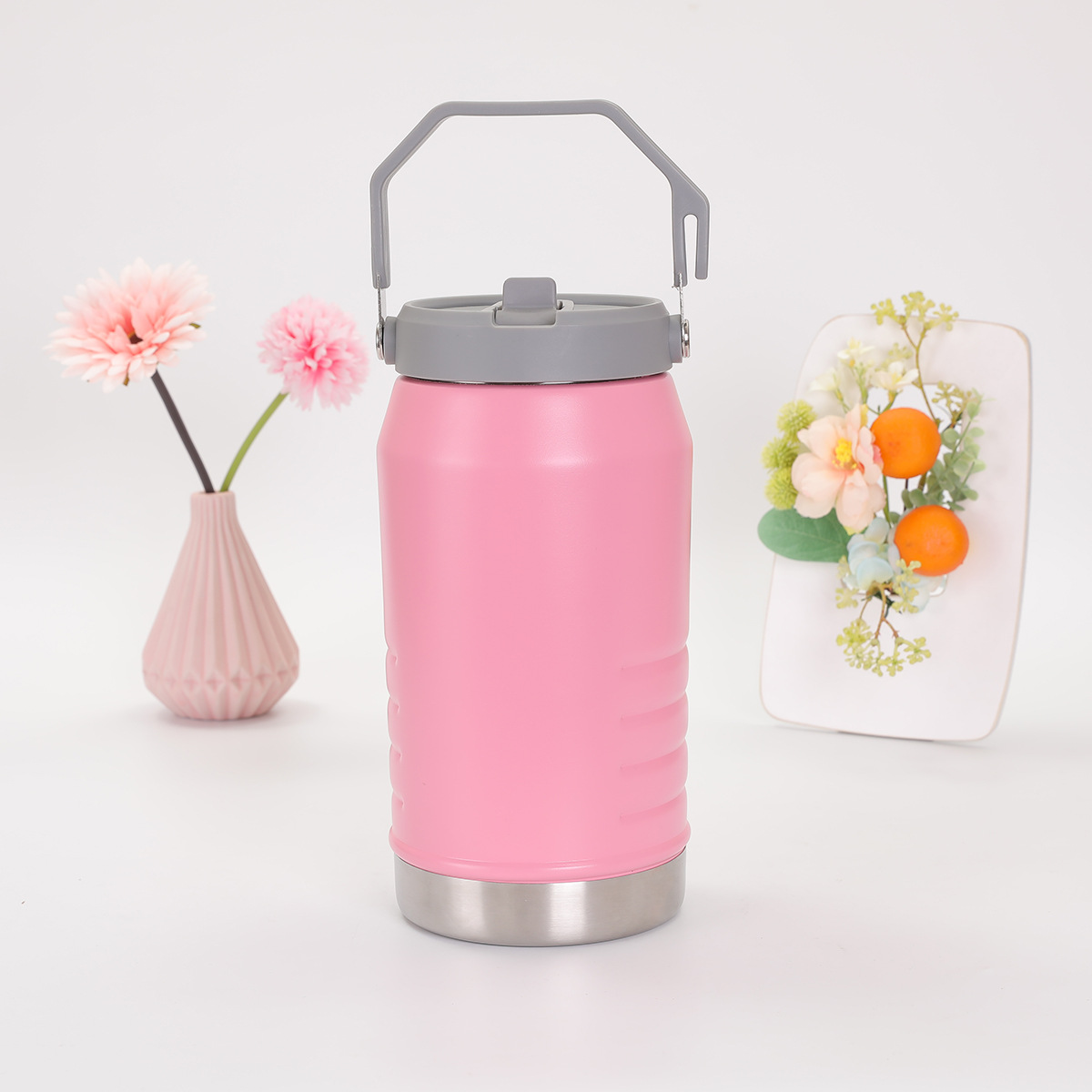 Transfronterizo al aire libre portátil portátil hervidor deportivo 304 taza de vacío de acero inoxidable una sola bebida hervidor espacial de gran capacidad