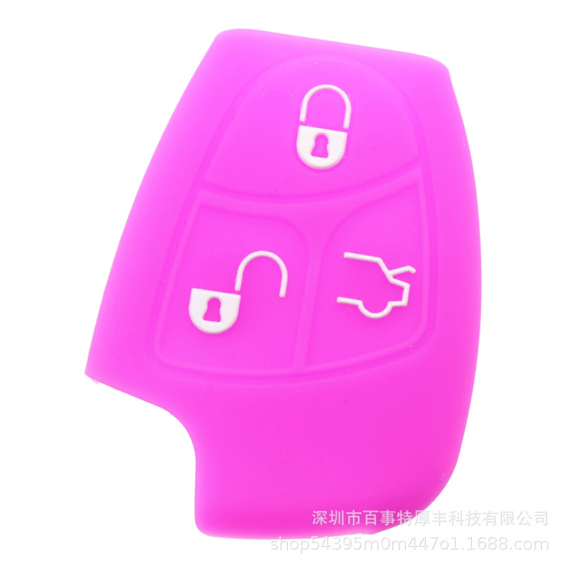 Силиконовый чехол для ключей оптом, применимый к автомобилю Mercedes-Benz E-Class S-Class c200l, чехол для ключей с дистанционным управлением