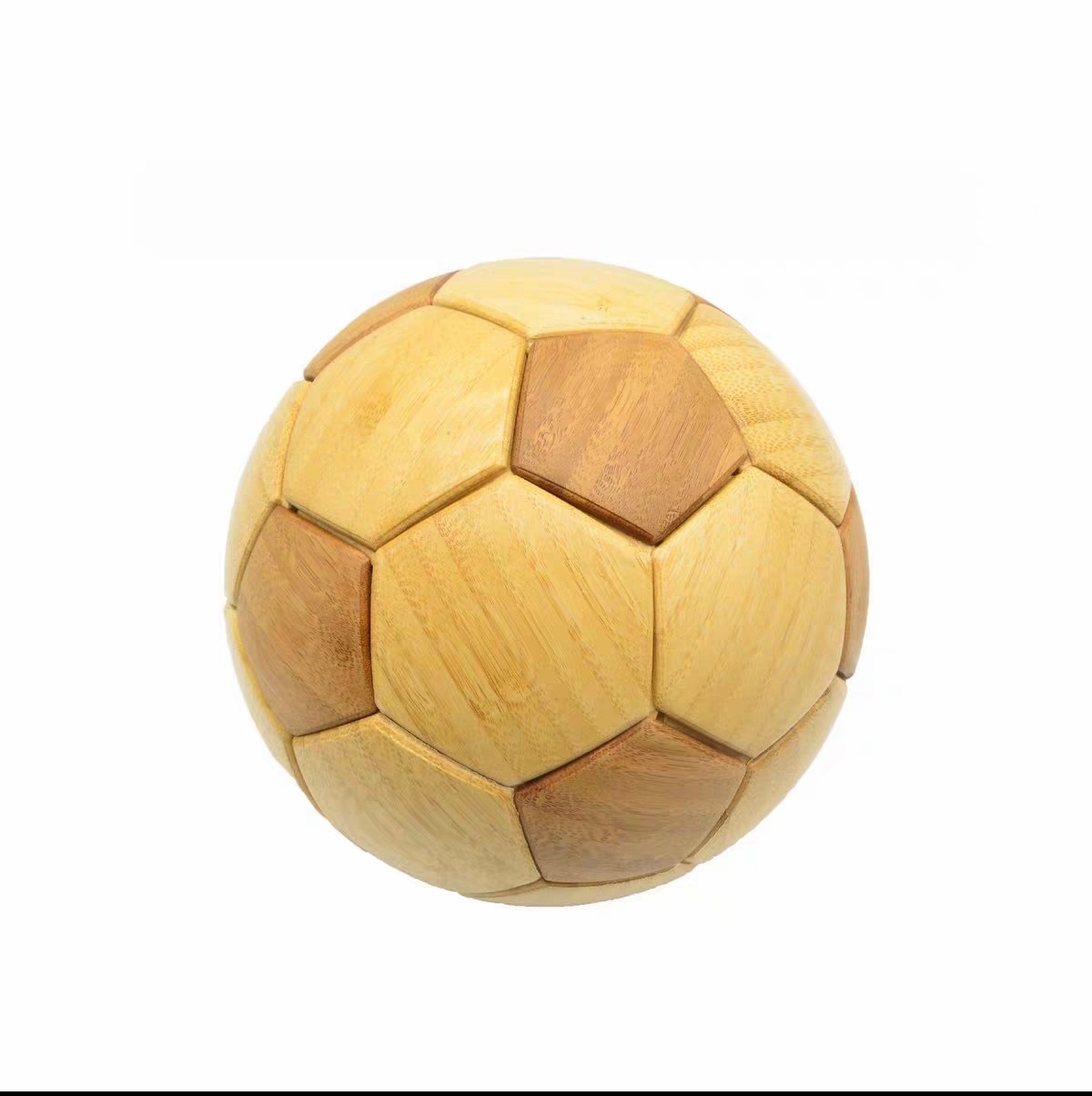 Adorno artesanal de madera Luban con sistema de espiga y muesca para aficionados al fútbol, artesanía, mercancía para superaficionados de la aldea, recuerdo, artesanía en madera maciza.