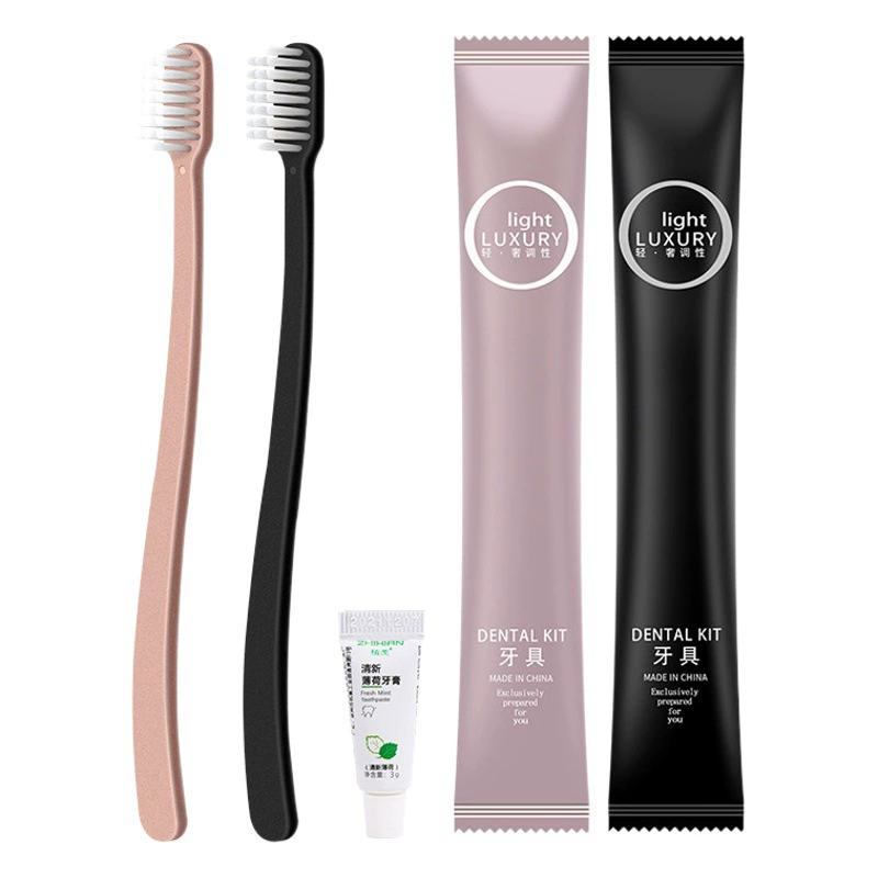 Отель Одноразовая зубная щетка Оптовая Фабрика Пятизвездочный отель Homestay Стоматологическая зубная паста Туалетные принадлежности костюм Мягкие волосы