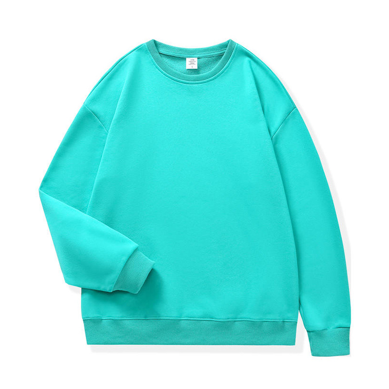 Camisas publicitarias de hombro de gran tamaño, camisas culturales, ropa de empleados, camisas de algodón de cuello redondo sueltas, logotipo impreso personalizado