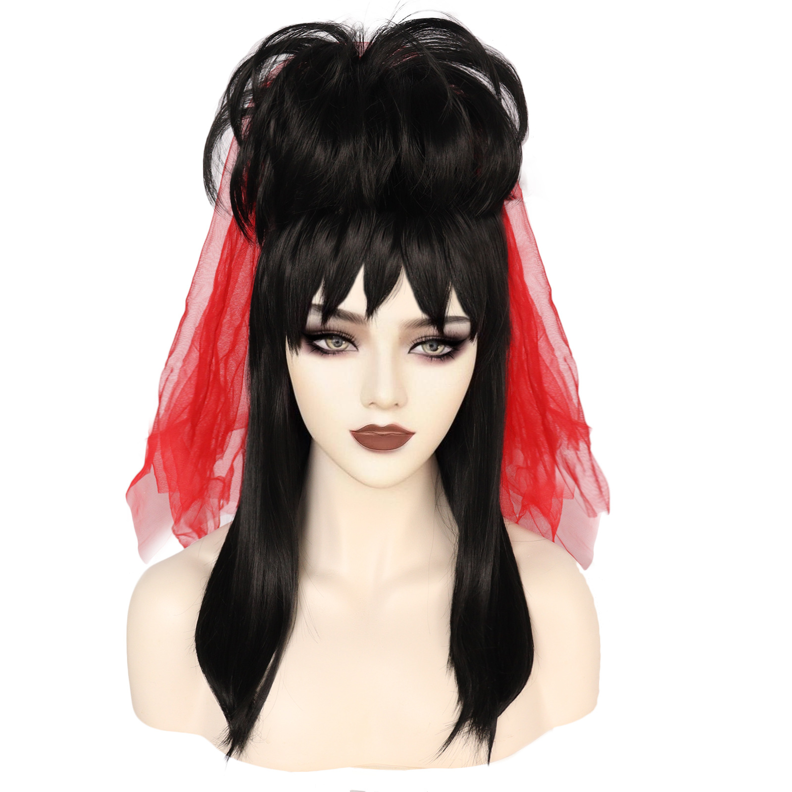 DM4284S (가발 + 머리망이 달린 실크 스카프)