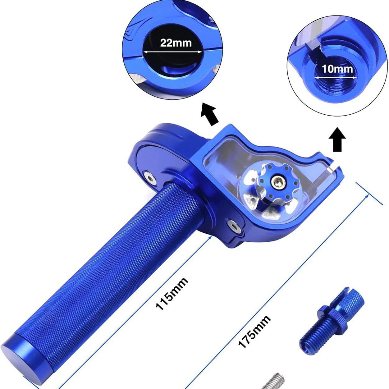 Motorcycle modified CNC big twist third generation oil handlebar 22mm universal visual handlebar oiler