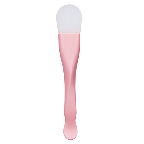 GECOMO double-headed silicone facial mask brush with scoop, facial cleansing scraper, smear-type mud mask cream, dual-use brush